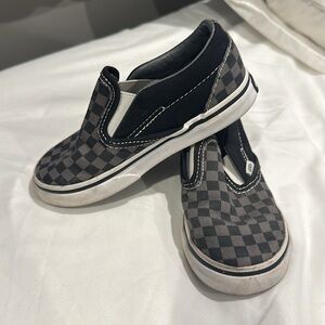 Vans Kid Classic Slip-On Checkerboard Shoe